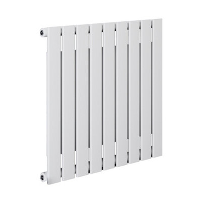HomeStyleStore White Horizontal Single Flat Panel Convector Radiator ...