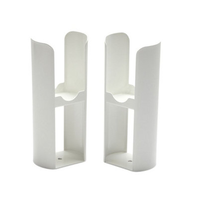 HomeStyleStore White Radiator Floor Mounting Feet