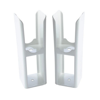 HomeStyleStore White Single Double Vertical Column Horizontal Panel ...
