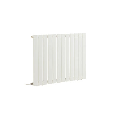 HomeStyleStore White Single Flat Panel Electric Horizontal Designer ...