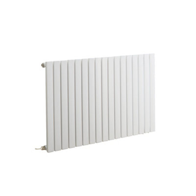 HomeStyleStore White Single Flat Panel Electric Horizontal Designer ...