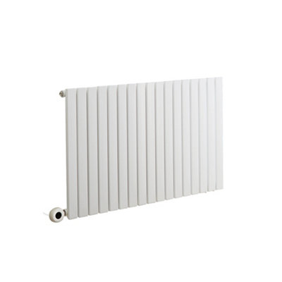 HomeStyleStore White Single Flat Panel WiFi Electric Horizontal ...