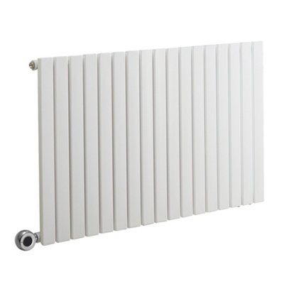 HomeStyleStore White Single Flat Panel WiFi Electric Horizontal ...