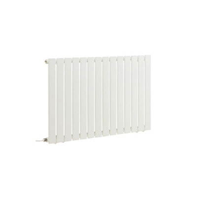 HomeStyleStore White Single Flat Panel WiFi Electric Horizontal ...