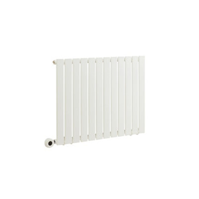 HomeStyleStore White Single Flat Panel WiFi Electric Horizontal ...