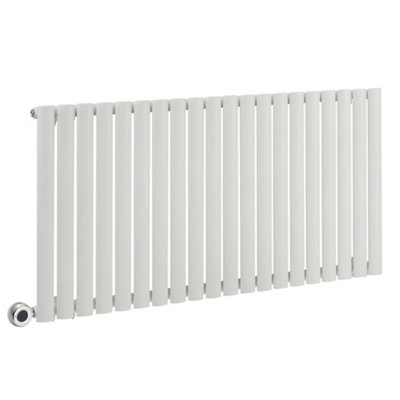 HomeStyleStore White Single Oval Panel WiFi Electric Horizontal ...