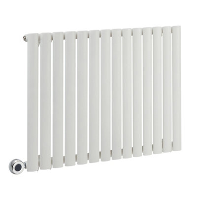 HomeStyleStore White Single Oval Panel WiFi Electric Horizontal ...