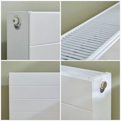 HomeStyleStore White Type 22 Horizontal Double Panel Convector Radiator ...