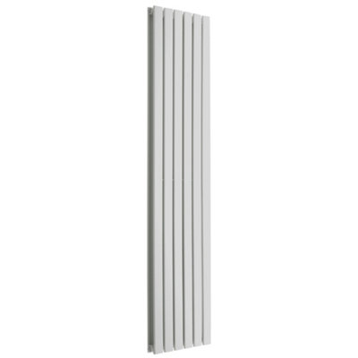 HOMESTYLESTORE WHITE VERTICAL DOUBLE FLAT PANEL DESIGNER RADIATOR ...