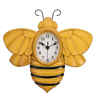 Hometime Novelty Bee Wall Clock 30cm