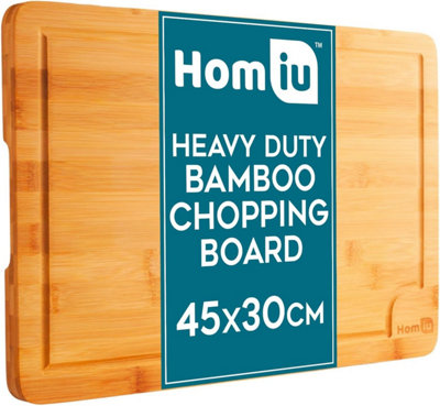 Homiu Large Bamboo Chopping Board 45 x 30 x 2cm