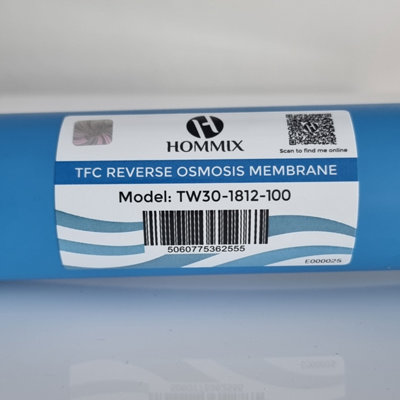 Hommix 100GPD Reverse Osmosis (RO) Membrane (TW30-1812-100)
