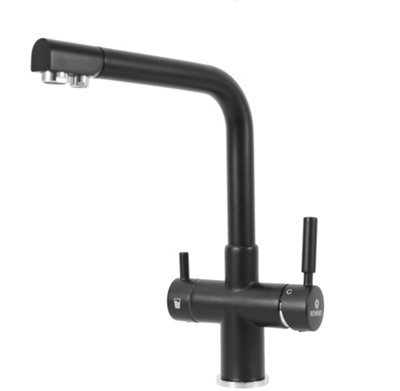 Hommix Berta Black 3-Way Tap (Triflow Filter Tap)