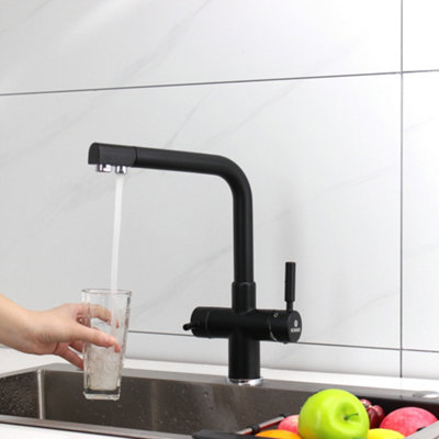 Hommix Berta Black 3-Way Tap (Triflow Filter Tap)