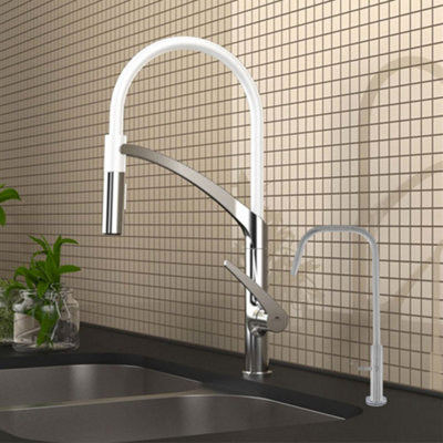 Hommix Cento Chrome Advanced Single Filter Under Sink Drinking Water Tap Filter & Filter Kit