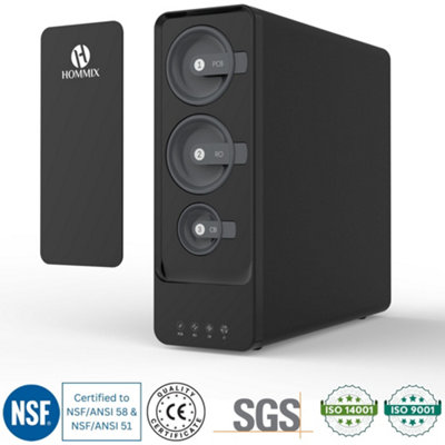 Hommix hydRO - 800GPD Under Sink Tankless RO System