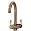 Hommix Pardenia Bronze 3-Way Tap & Advanced Single Filter Under-sink Drinking Water & Filter Kit