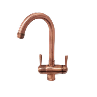 Hommix Pardenia Copper 3-Way Tap & Advanced Single Filter Under-sink Drinking Water Filter & Filter Kit