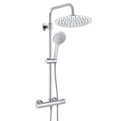 Hommix Rubineta OLO+Thermo-15 Thermostatic Chrome Shower Set