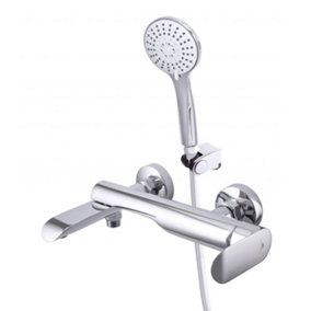 Hommix Rubineta ULTRA-10 Chrome Bathroom Mixer & Shower