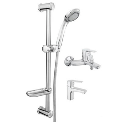 Hommix Rubineta Uno-10 + Uno-18 + Varianta-Delta Shower & Bathroom Set