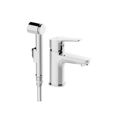 Hommix Rubineta Uno-17 Chrome Bidet Set