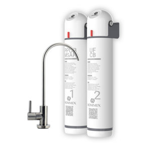 Hommix Ultra UF 5 Stage Drinking Water Filter with Ultrafiltration & Softening with Tap or Inline