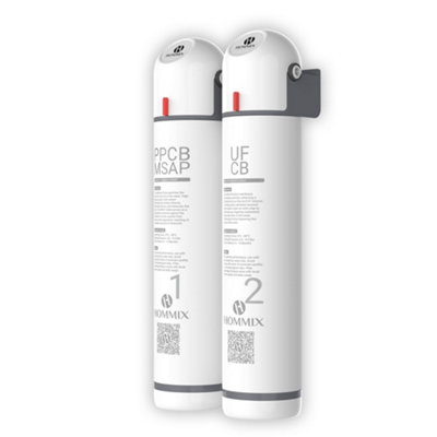 Hommix Ultra UF & Softening Drinking Water Filter with Savona Brushed Nickel