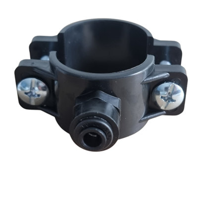 Hommix Waste Water Drain Saddle Clamp (32mm - 40mm Waste Pipes)
