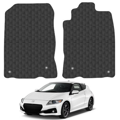 Honda CR-Z 2010-2016 Car Floor Mats Rubber Tailored Fit 2 Pieces Set Heavy-Duty