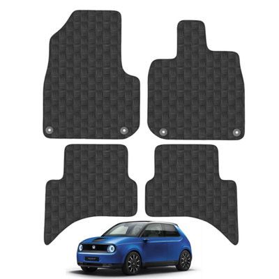 Honda E 2020-Onwards Car Floor Mats Rubber Tailored Fit Heavy-Duty 4 Pieces