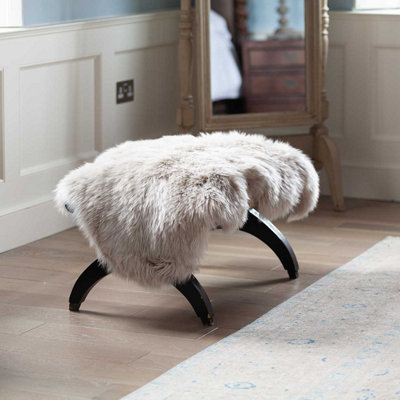 Honey Colour Sheepskin Rug - 95 x 65 cm, 100% Real Sheepskin