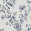 Honey Floral Creme Floral Wallpaper