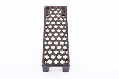 HONEYCOMB AIR BRICK/VENT ANTIQUE IRON