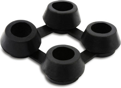 Honeycomb Rubber Ring Mat Connector Black for Joining Heavy Duty ...