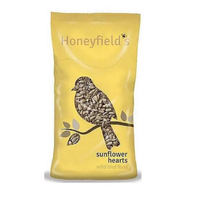 Honeyfields Sunflower Hearts Wild Bird food 12.6KG DIY at B&Q