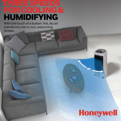 Honeywell 10Ltr Portable Evaporative Air Cooler - TC10PCE - 7