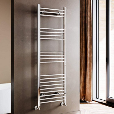 Honeywell 1200 X 500 mm Horizontal Straight Chrome Towel Rail Radiator ...