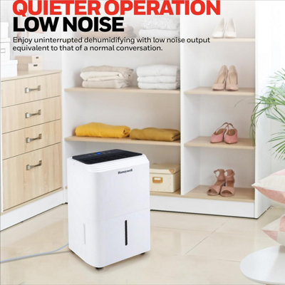 Honeywell 12L Dehumidifier Digital Display Continuous Drainage Laundry Mode - 4