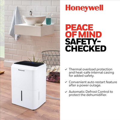 Honeywell 12L Dehumidifier Digital Display Continuous Drainage Laundry Mode - 7