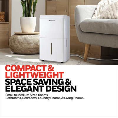 Honeywell 30L Dehumidifier Laundry Drying Mode 24Hr Timer Washable Dust Filter 3.4L Tank - 8