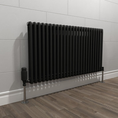 Honeywell 600 X 1145mm Horizontal Double Column Dark Grey Anthracite ...