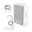 Honeywell DC311NBS Series 3 Wireless Plug-In Doorbell Chime with Push Button