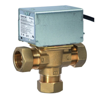 Honeywell Home 3-Port Motorised Diverter Valve 28mm V4044C1569/U