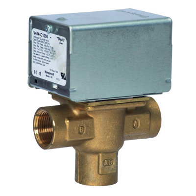 Honeywell Home 3-Port Motorised Valve 1 Inch Mid Position BSP V4073A1062/U