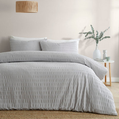 Honley Seersucker Textured Duvet Cover Set