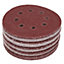 Hook/Loop Sanding Abrasive Discs Orbital DA Palm Sander 100 PK 125mm Mixed Grit