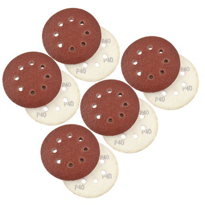 10 Disques Abrasifs Silverline 125mm – Grain 120, Velcro, Pour Ponceuses électriques !
