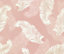 Hoopla Walls Blush Pink Feathers Smooth Matt Wallpaper