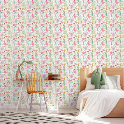 Hoopla Walls Bug Garden Candy Apples 10m Wallpaper